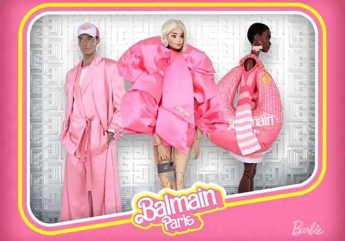 Balmain lansează o nouă colecție în colaborare cu Barbie