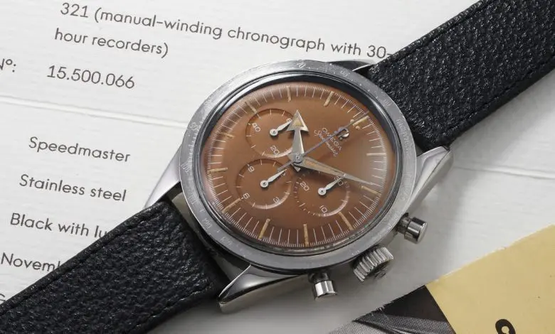 Prețul de vânzare al unui ceas Omega Speedmaster a dobândit un nou record mondial