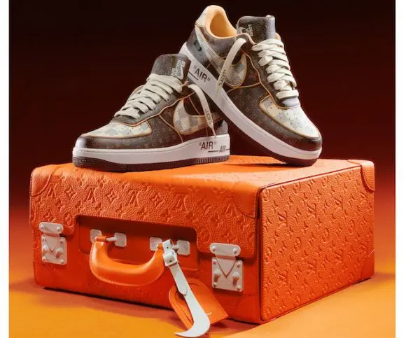 Louis Vuitton x Nike „Air Force 1” de Virgil Abloh scoși la licitație