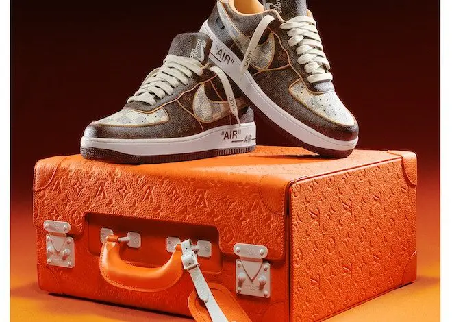 Louis Vuitton x Nike „Air Force 1” de Virgil Abloh scoși la licitație
