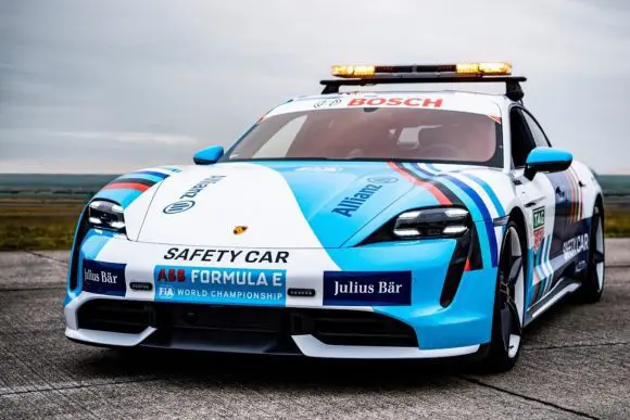 Porsche Taycan a fost prezentat ca noul Formula E safety car