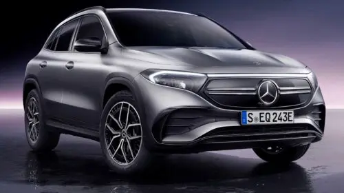 Noul Mercedes EQA complet electric echipat cu anvelope Continental