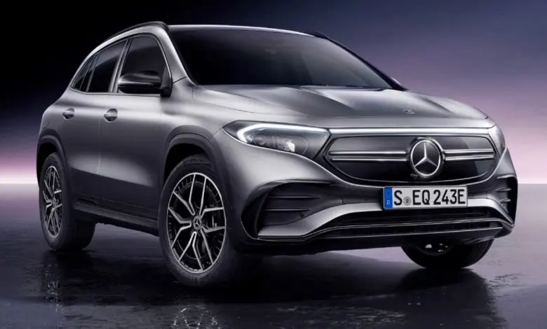 Noul Mercedes EQA complet electric echipat cu anvelope Continental