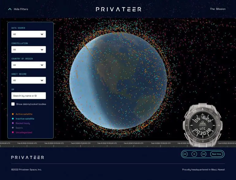 OMEGA colaborează cu Privateer pentru un viitor sigur și durabil în spațiu