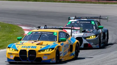 Echipele de client BMW au obţinut o dublă cu BMW M4 GT3 la clasa GTD a etapei IMSA de la Mid-Ohio