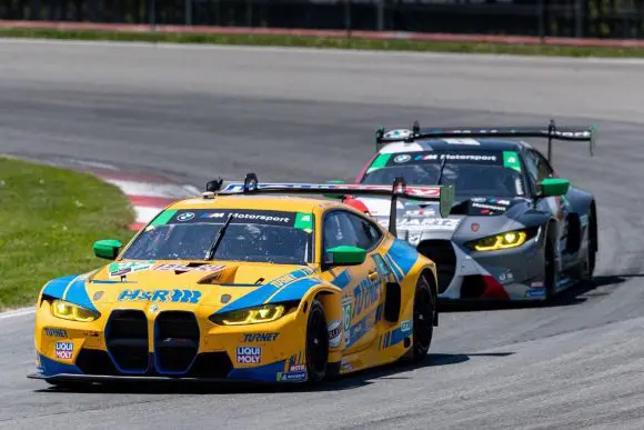 Echipele de client BMW au obţinut o dublă cu BMW M4 GT3 la clasa GTD a etapei IMSA de la Mid-Ohio