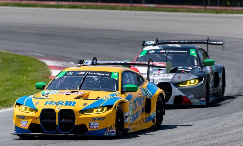 Echipele de client BMW au obţinut o dublă cu BMW M4 GT3 la clasa GTD a etapei IMSA de la Mid-Ohio