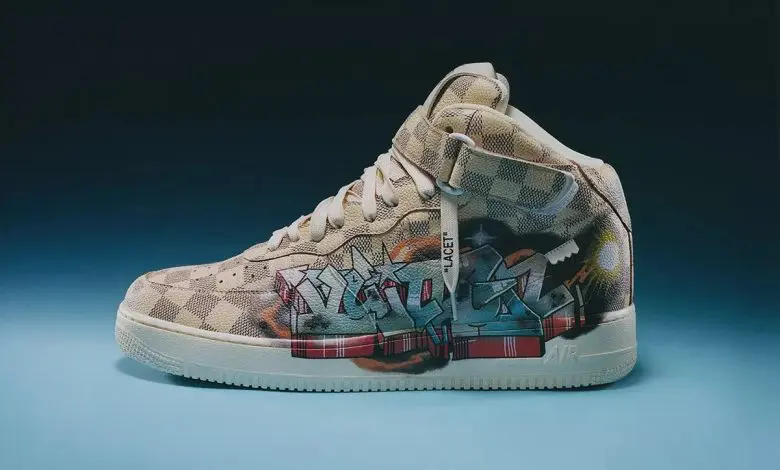 Louis Vuitton X Nike Air Force 1 by Virgil Abloh se lansează în curând