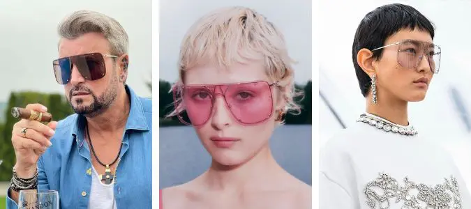 Ochelarii de soare mask-shape