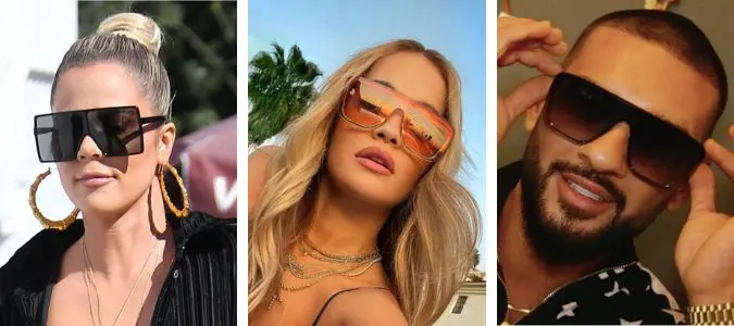 Ochelarii de soare mask-shape