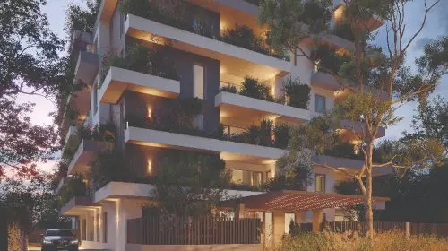 Jardins du Nord, primul proiect imobiliar construit ca o grădină verticală, gata să-și primească proprietarii