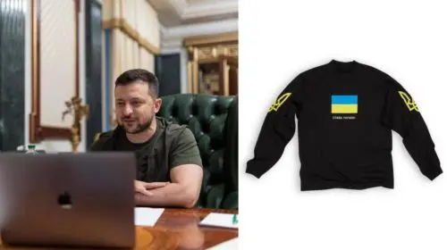 Balenciaga lansează un tricou pentru a strânge fonduri pentru Ucraina