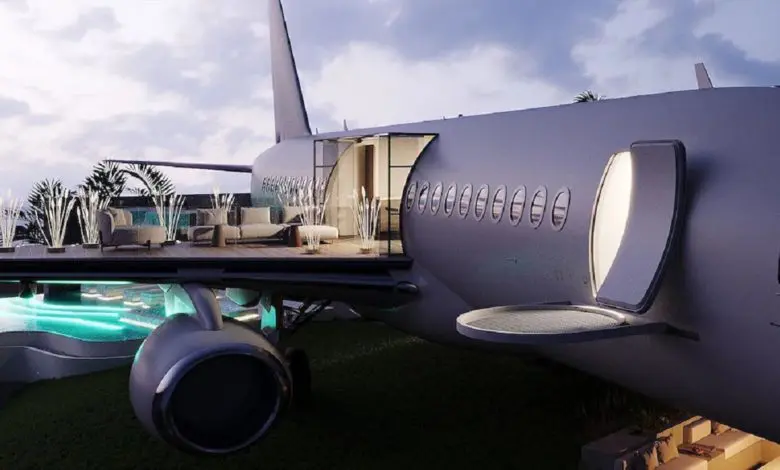 Un Boeing 737 a fost transformat într-o vilă de lux