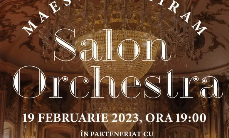Maestrul Hiram Orchestra susține concertul „Cafe-Concert si operetă , muzica iubirii”