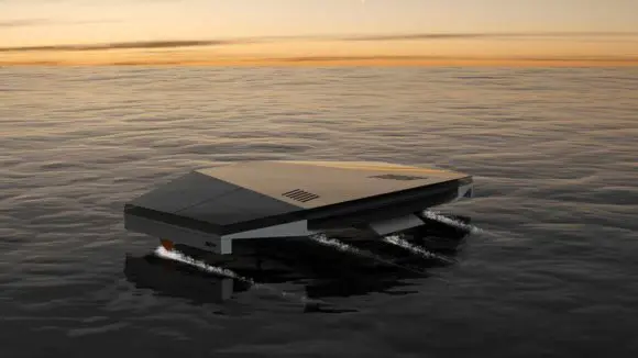 Acest concept futurist de trimaran a fost inspirat de Arca lui Noe