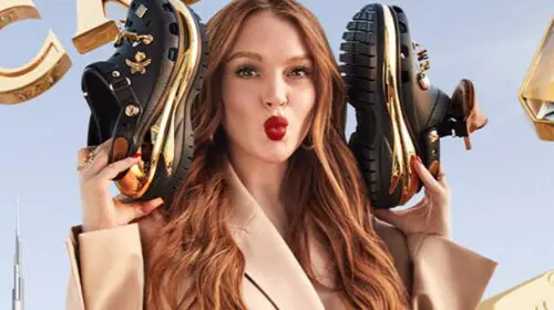 Lindsay Lohan este imaginea noii campanii MCM și Crocs
