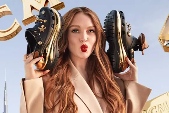 Lindsay Lohan este imaginea noii campanii MCM și Crocs