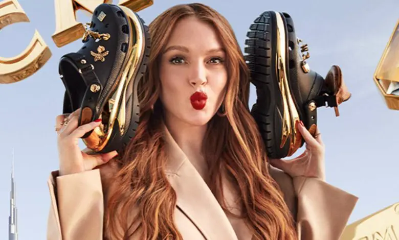 Lindsay Lohan este imaginea noii campanii MCM și Crocs