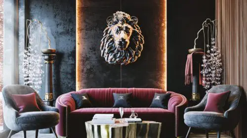 Penthouse-ul din Dubai cu o amenajare armonioasă între clasic și modern