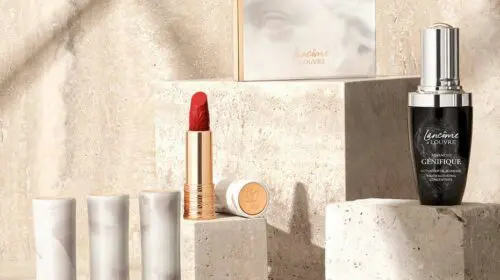 Lancôme colaborează cu Louvre pentru o colecție dedicată îngrijirii pielii