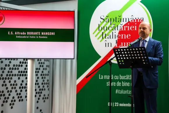 Ambasada Italiei organizează ediția a VIII-a a Săptămânii Bucătăriei Italiene în Lume