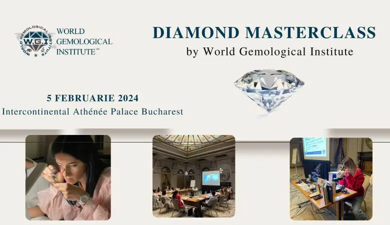 Diamond Masterclass by World Gemological Institute Londra, vine în România