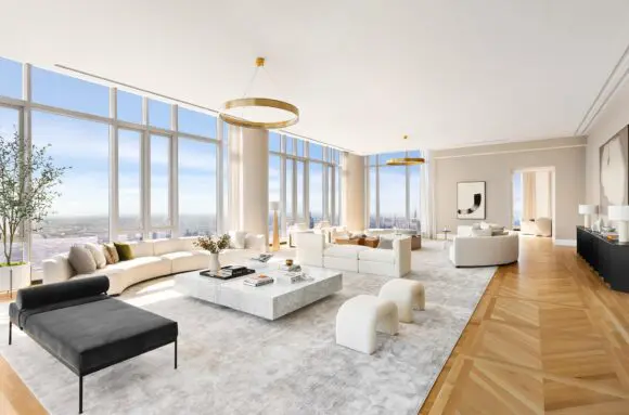 Penthouse-ul de 150 de milioane de dolari din Central Park Tower