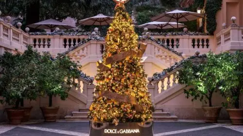 Hotel de Russie a colaborat cu Dolce&Gabbana pentru decorațiunile de Crăciun