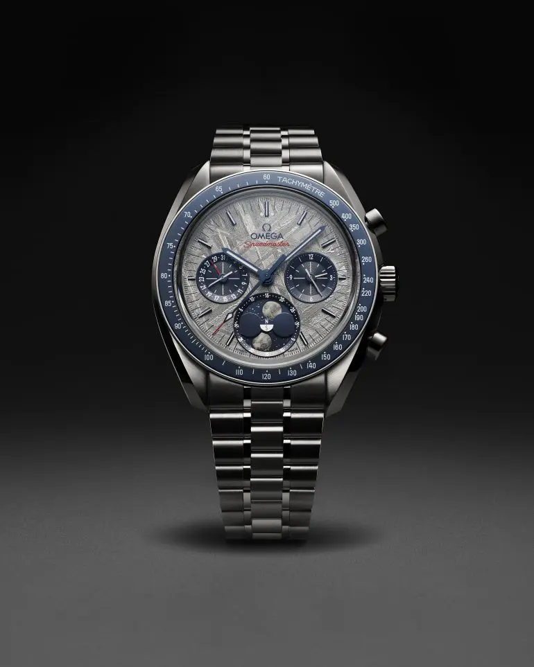Omega Speedmaster Moonphase Meteorite