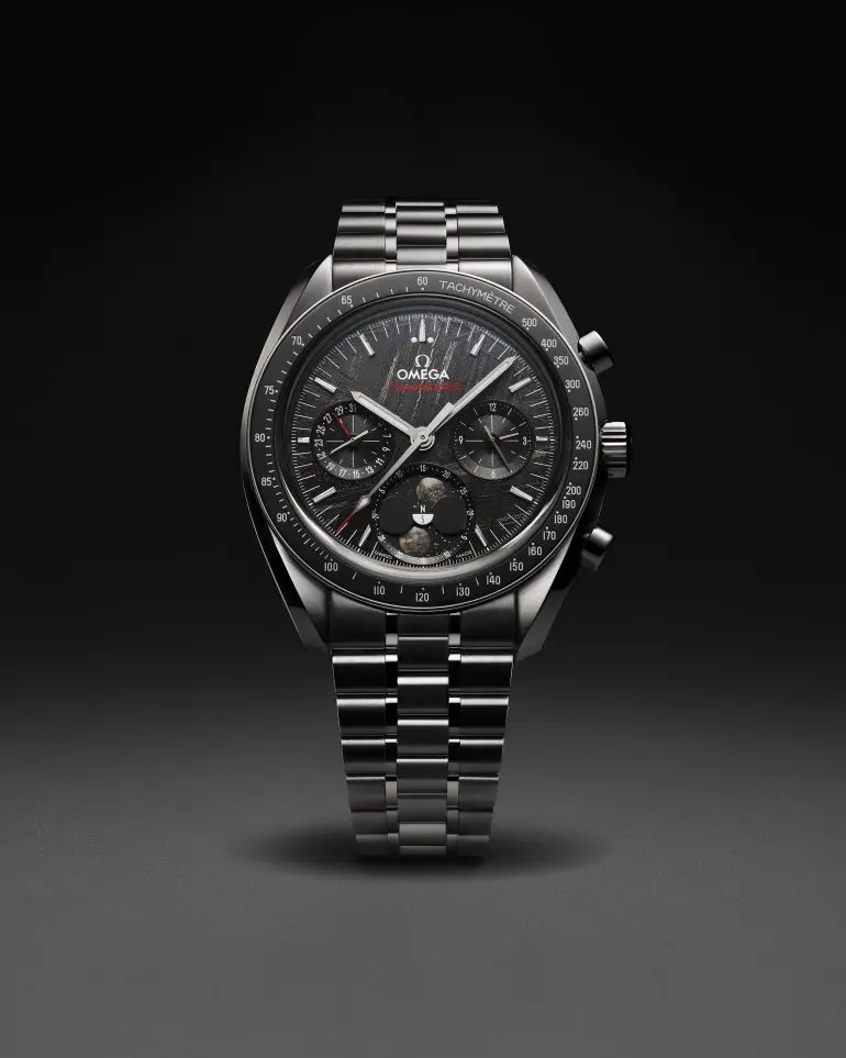 Omega Speedmaster Moonphase Meteorite