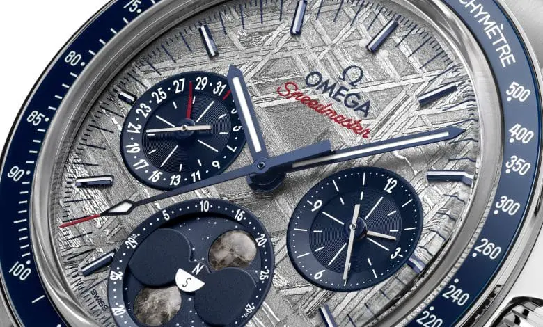 Omega Speedmaster Moonphase Meteorite