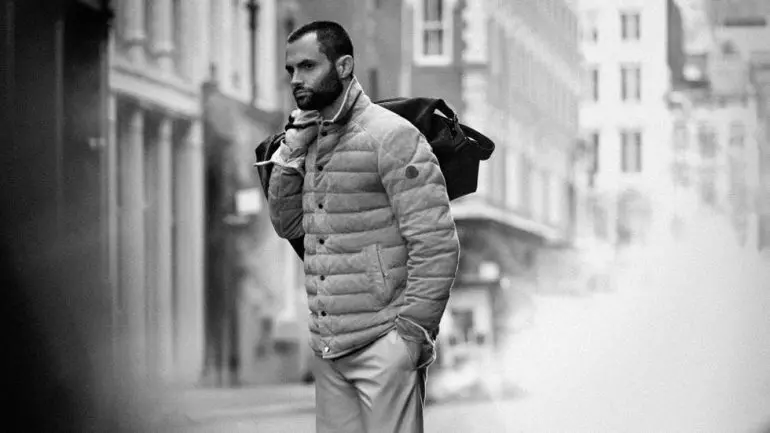 Penn Badgley Moncler