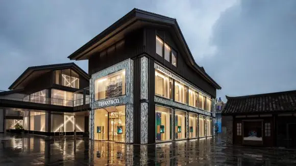 Tiffany & Co. dezvăluie un nou magazin emblematic în China
