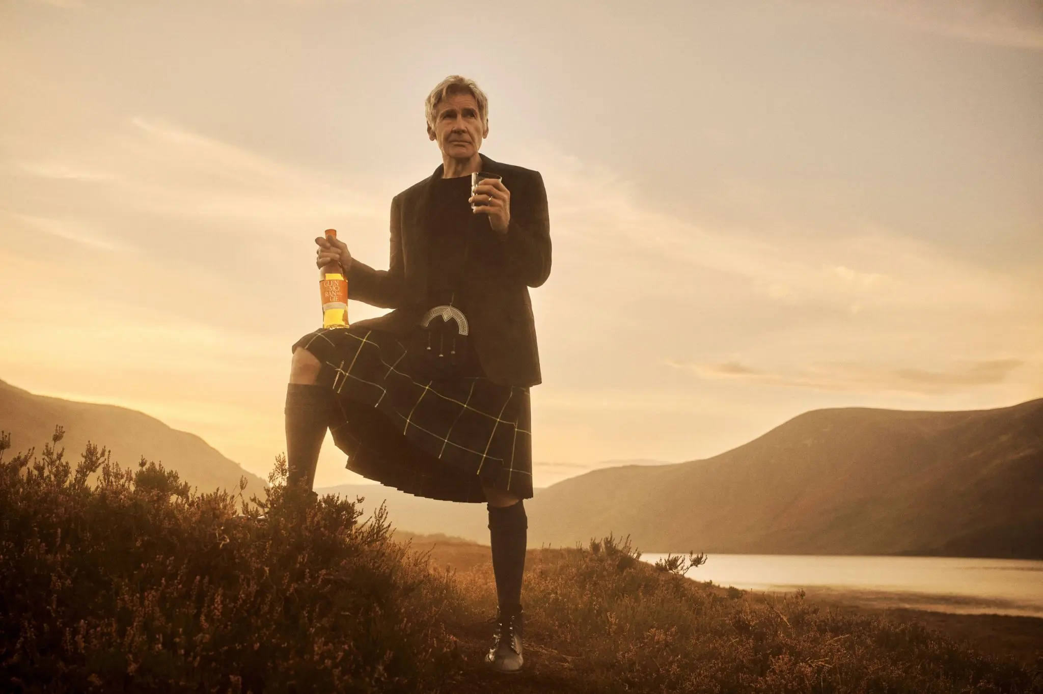 Harrison Ford este imaginea Glenmorangie Highland Single Malt Whisky