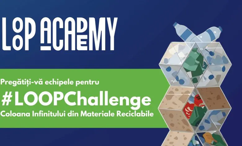 #LOOPChallenge reinterpretează Coloana infinitului din materiale reciclabile