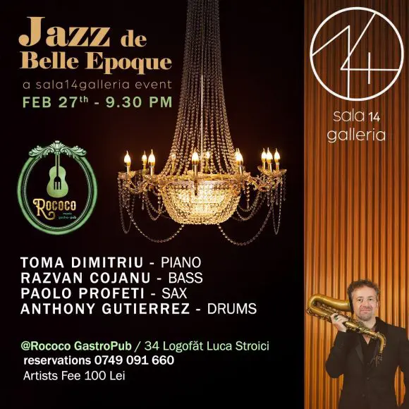 Sala14galleria prezintă: Jazz de Belle Epoque