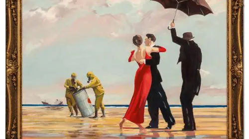 Mark Hoppus de la Blink 182 scoate la licitație un Banksy de 6 milioane USD