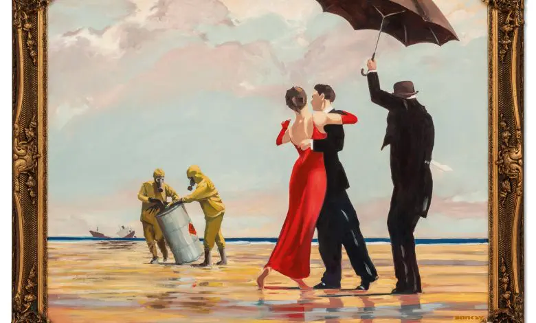 Mark Hoppus de la Blink 182 scoate la licitație un Banksy de 6 milioane USD