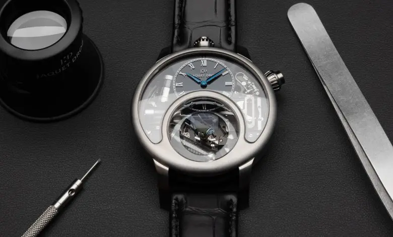Jaquet Droz Charming Bird Titanium Piece Unique