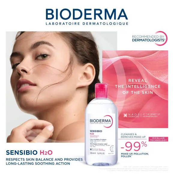 Bioderma sărbătorește 30 de ani de la inventarea apei micelare: Sensibio H2O