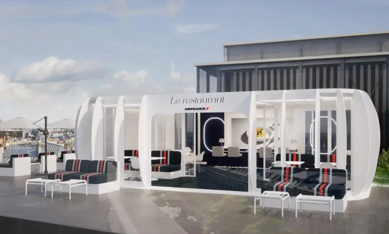 Restaurantul Air France se redeschide pe terasa The Rooftop din Galeries Lafayette