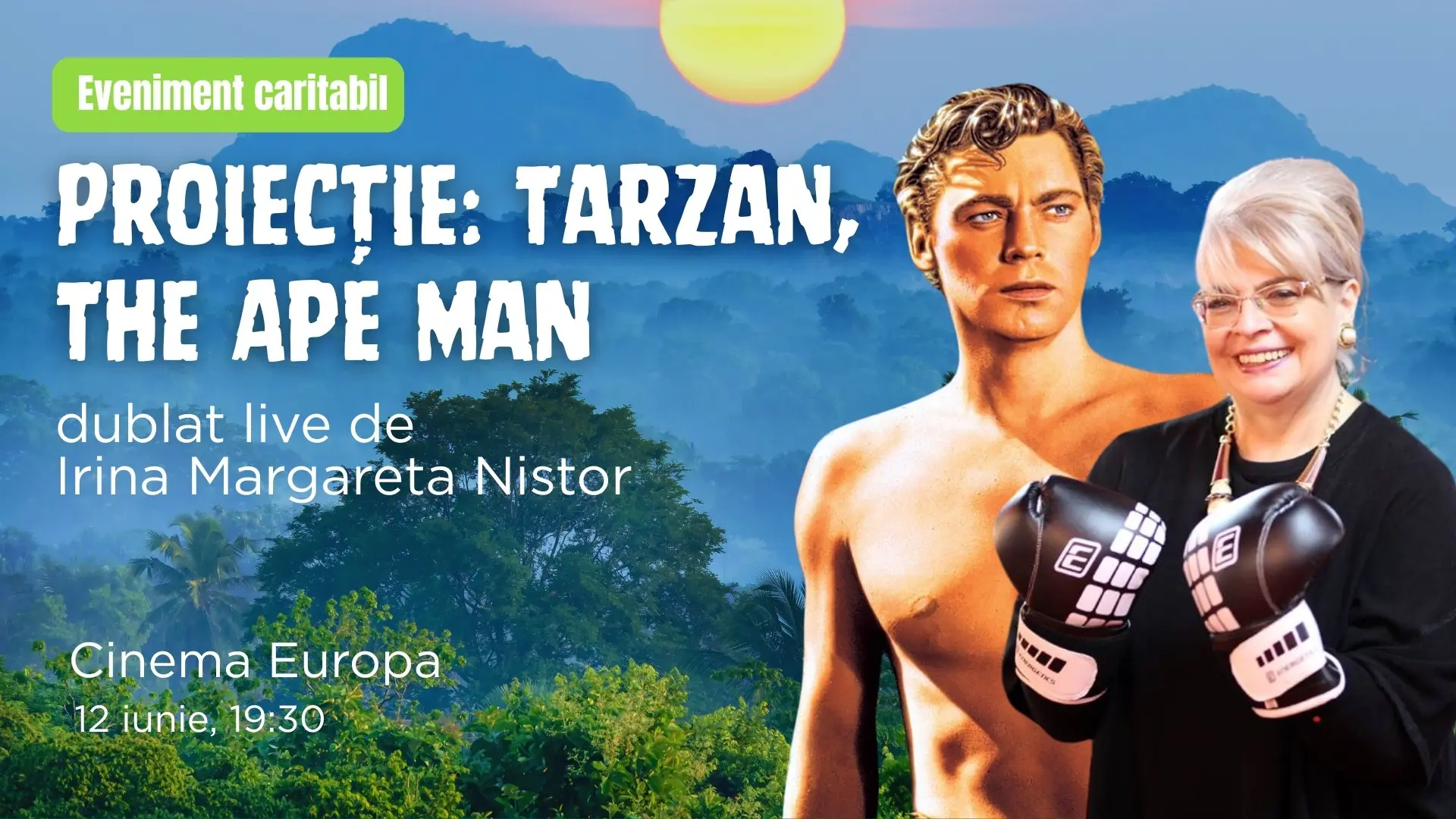 MINI Cooper Cabriolet, Tarzan din 1932 și Irina-Margareta Nistor: eveniment caritabil