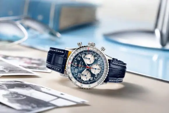 Breitling platinum Navitimer Cosmonaute Scott Carpenter Centenary