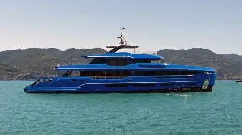 Baglietto tocmai a lansat un superiaht complet albastru de 40 de metri