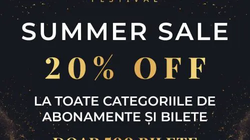 Unforgettable Festival lansează SUMMER SALE