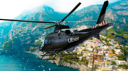 Uber lansează un serviciu de elicoptere și ambarcațiuni private pe Coasta Amalfi