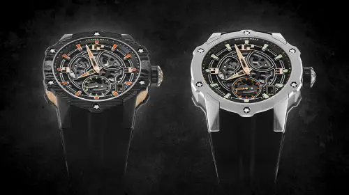 Richard Mille RM 33-03 are o carcasă rotundă și un mecanism scheletizat modern