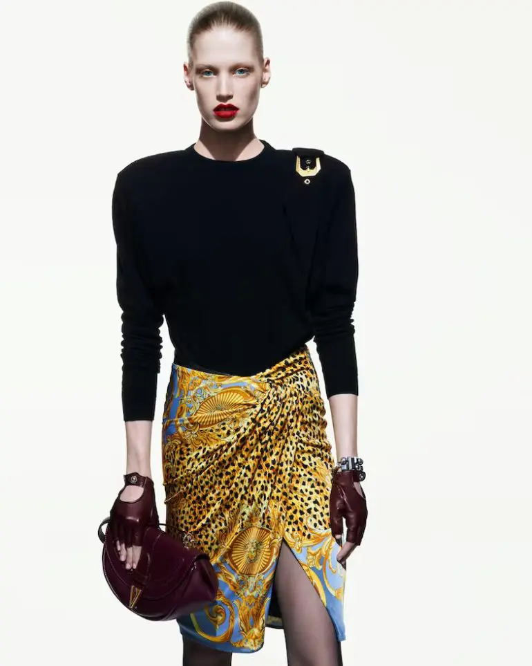 Donatella Versace ultima campanie