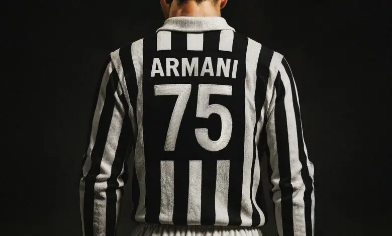 Casa de modă Giorgio Armani va crea o garderobă-capsulă pentru clubul de fotbal Juventus
