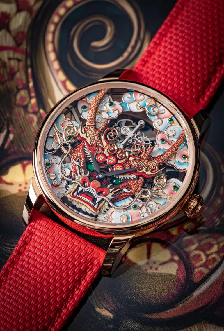 Jaquet Droz Tourbillon Skelet Red Gold 